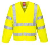 Portwest FR85 Bizflame Hi-Vis FR Long Sleeve Vest image