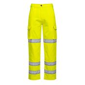 Portwest LW71 Hi-Vis Women's Three Band Work Trousers Yellow image