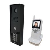 Wireless Video Intercom (Black) with Portable Video Handset (AES 705) - Electric Gates Ireland image