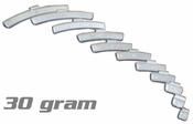 30g Clip On Weights, Alloy