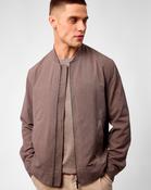 Mountain Grey Brown Como Twill Bomber Jacket - S / Mountain Grey Brn image
