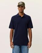Dark Navy Pique Polo T-Shirt - S / Dark Navy image