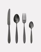 Matte Black Frea stainless Steel Cutlery - 4 Piece Set
