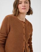 Argan Oil Gigia Linen Blend Knit Cardigan - S / Argan Oil