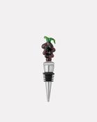 Glass Grapes Stainless Steel Wine Stopper image