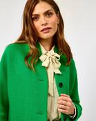 Oak Emerald on Emerald Donegal Wool Coat - L / Emerald On Emerald image
