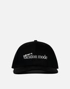 Navy 'Vacation Mode' Cap - ONE / Beige/navy
