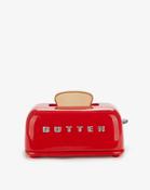 Toasty Red Ceramic Lidded Butter Tray image