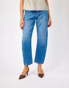 Medium Blue Anni Barrel Leg Jeans - 28/30 / Medium Blue image