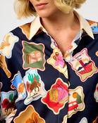 Black Stamps Avon Shirt - XS / Timbres image