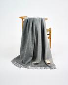 Charcoal Spectrum Double Sided Lambswool Throw image