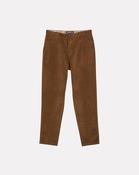 Dark Sand Stretch Cord Tailored Trousers - 38RG / Dark Sand image