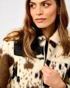 Cow Print Touka Jacket - 38 / Cow-black image