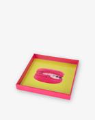 Yellow &amp; Pink Square Macaron Tray image