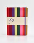 Multicolour Stripes A4 Linear Notebook image