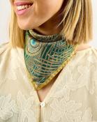 Royal Hera 100% Silk Scarf - 45 x 45 cm