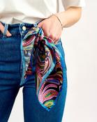 Hendrix Paisley 100% Silk Scarf - 45 x 45 cm image