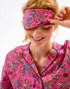 Fuchsia Forest Friends Cotton Eye Mask - ONE / Pink
