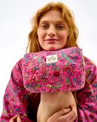 Fuchsia Forest Friends Quilted Cotton Make-Up Bag - ONE / Pink