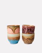 Lagoon 70s Ceramics Café Cups - Set of 4 image