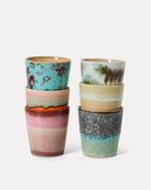 Surreal 70s Ceramics Coffee Mugs - Set of 6 image