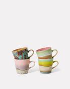 Rococo 70s Ceramics Americano Mugs - Set of 4 image