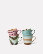 Dada 70s Ceramics Cappuccino Mugs - Set of 4 image