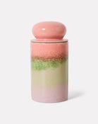 Glaze 70s Ceramics Lidded Storage Jar image