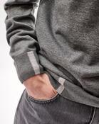 Unisex Grey 100% Merino Knit Crew Neck Jumper - XS / Grey image
