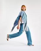 Ombre Denim Wide Merino Scarf image