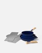 Blueberry 7-Piece Non-Stick Detachable Pans &amp; Handles Set