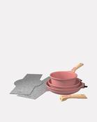 Marshmallow 7-Piece Non-Stick Detachable Pans &amp; Handles Set image