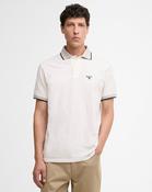 Whisper White Blaine Cornsay Tartan Polo T-Shirt - L / Whisper Wh image