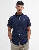 Navy Oxtown Tailored Short Sleeve Shirt - L / Navy image