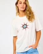 White Morocco Graphic Sun T-Shirt - M / White image