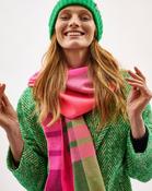 Oh My My Neon Stripe Wide Merino Scarf image