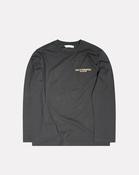 Black 'Sun' Long Sleeve Graphic T-Shirt - M / Black image