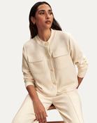 Pristine Hartwell Button Through Sweatshirt - S / Pristine