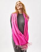 Neon Pink Weaver's Embrace Merino Pocket Wrap image