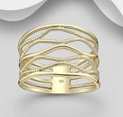Gold Wave Ring
