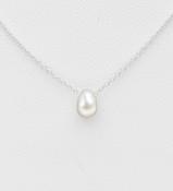 Sterling Silver Freshwater Pearl Necklace image