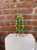 Grass Green Jade Beaded Bracelet