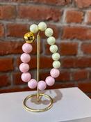 Pastel Pink &amp; Pastel Green Beaded Bracelet