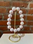 Iridescent pink bracelet