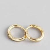 Gold plated Sterling Silver Huggies image