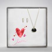 Gold Disc &amp; Huggie Love Set image