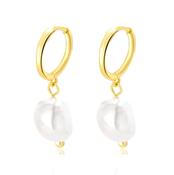 Freshwater pearl huggies image