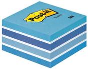 POST-IT NOTES COLOUR CUBE 76 X 76MM PASTEL BLUE 2028B (PACK OF 1)