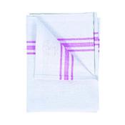 WHITE COTTON TEA TOWEL 190 X 290MM (PACK OF 10 TOWELS) 102810 image