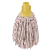2WORK PY SMOOTH SOCKET MOP 12OZ YELLOW (PACK OF 10) 101869Y